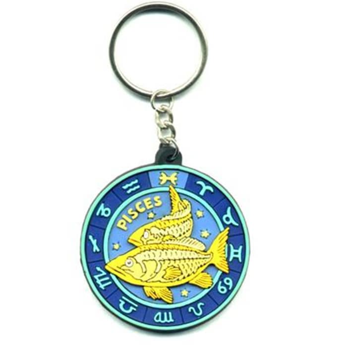 Hot sale silicone rubber keychain